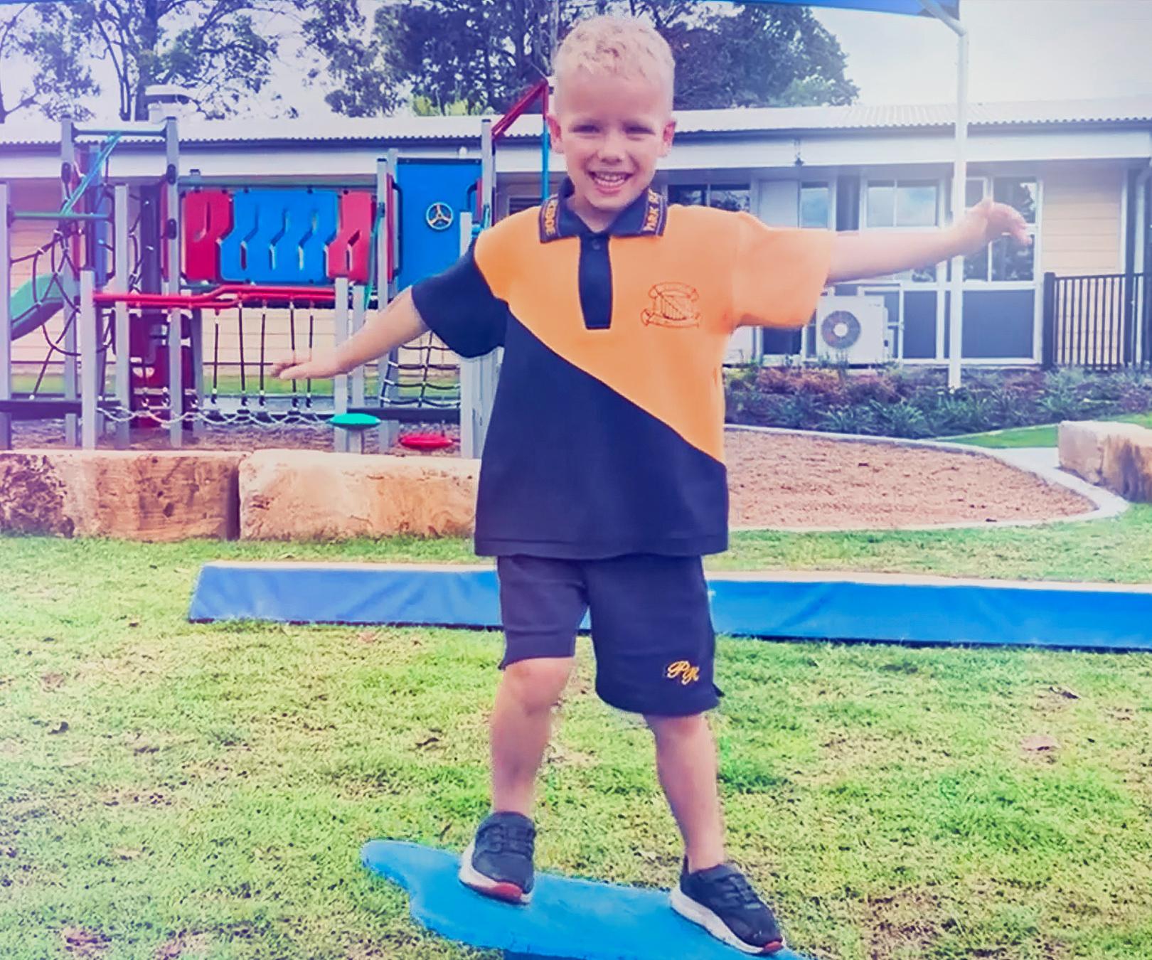 Young boy at Park Ridge State School